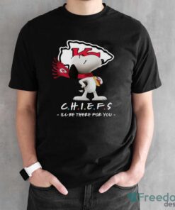 NFL Kansas City Chiefs Snoopy I’ll Be There For You T Shirt - Black Unisex T-Shirt