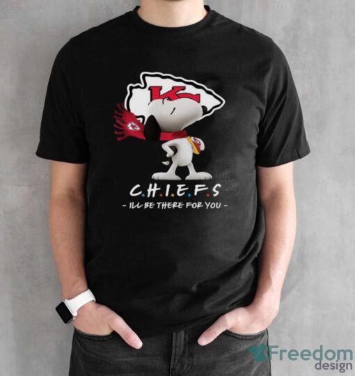 NFL Kansas City Chiefs Snoopy I’ll Be There For You T Shirt - Black Unisex T-Shirt