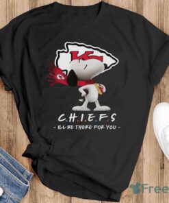 NFL Kansas City Chiefs Snoopy I’ll Be There For You T Shirt - Black T-Shirt