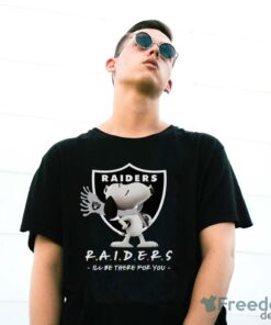 NFL Las Vegas Raiders Snoopy I’ll Be There For You T Shirt - G500 Gildan T-Shirt