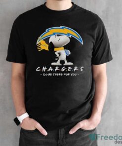 NFL Los Angeles Chargers Snoopy I’ll Be There For You T Shirt - Black Unisex T-Shirt