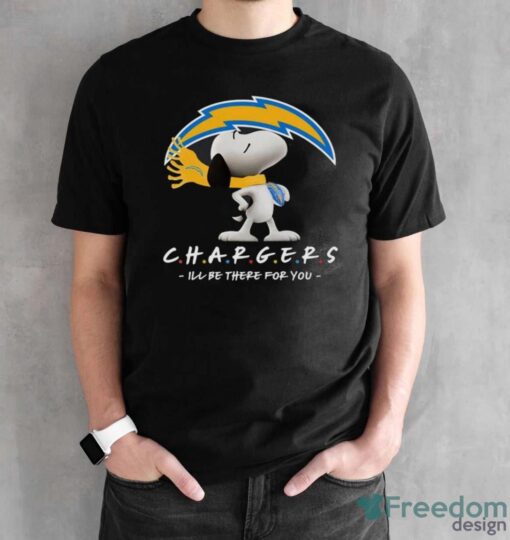 NFL Los Angeles Chargers Snoopy I’ll Be There For You T Shirt - Black Unisex T-Shirt