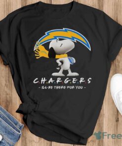 NFL Los Angeles Chargers Snoopy I’ll Be There For You T Shirt - Black T-Shirt