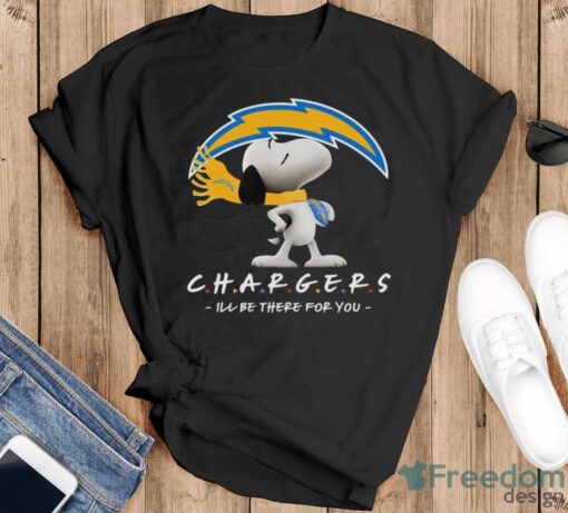 NFL Los Angeles Chargers Snoopy I’ll Be There For You T Shirt - Black T-Shirt