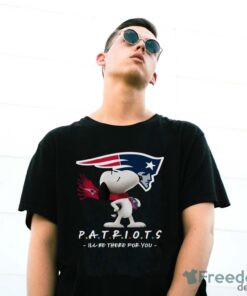 NFL New England Patriots Snoopy I’ll Be There For You T Shirt - G500 Gildan T-Shirt
