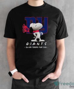 NFL New York Giants Snoopy I’ll Be There For You T Shirt - Black Unisex T-Shirt