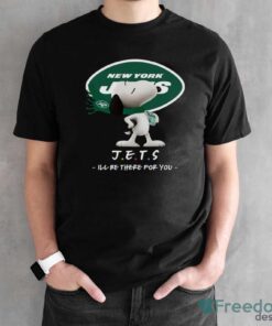 NFL New York Jets Snoopy I’ll Be There For You T Shirt - Black Unisex T-Shirt