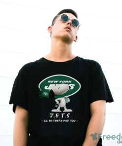 NFL New York Jets Snoopy I’ll Be There For You T Shirt - G500 Gildan T-Shirt