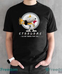 NFL Pittsburgh Steelers Snoopy I’ll Be There For You T Shirt - Black Unisex T-Shirt