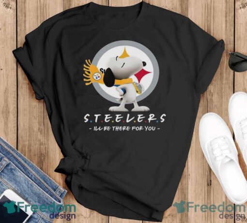 NFL Pittsburgh Steelers Snoopy I’ll Be There For You T Shirt - Black T-Shirt