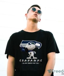 NFL Seattle Seahawks Snoopy I’ll Be There For You T Shirt - G500 Gildan T-Shirt