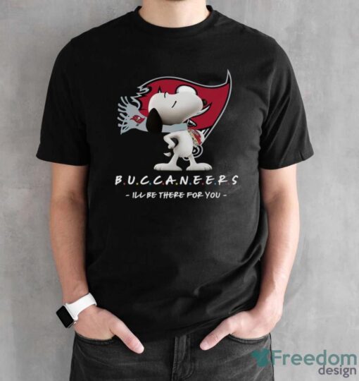 NFL Tampa Bay Buccaneers Snoopy I’ll Be There For You T Shirt - Black Unisex T-Shirt