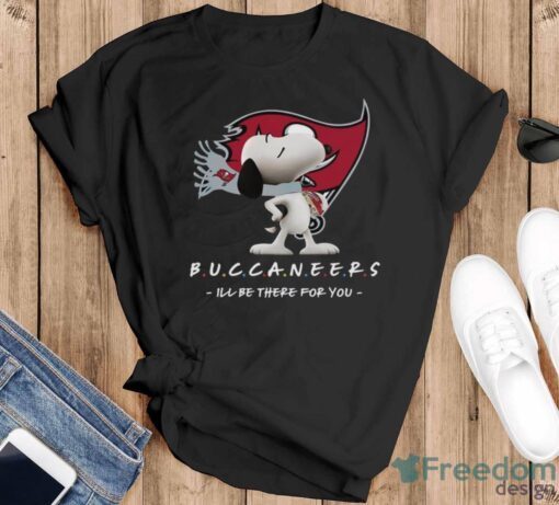 NFL Tampa Bay Buccaneers Snoopy I’ll Be There For You T Shirt - Black T-Shirt