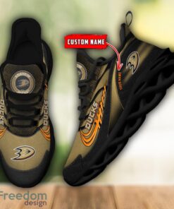 NHL Team Logo Anaheim Ducks Running Shoes Max Soul Shoes For Men Women Custom Name Product Photo 2