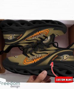 NHL Team Logo Anaheim Ducks Running Shoes Max Soul Shoes For Men Women Custom Name Product Photo 3