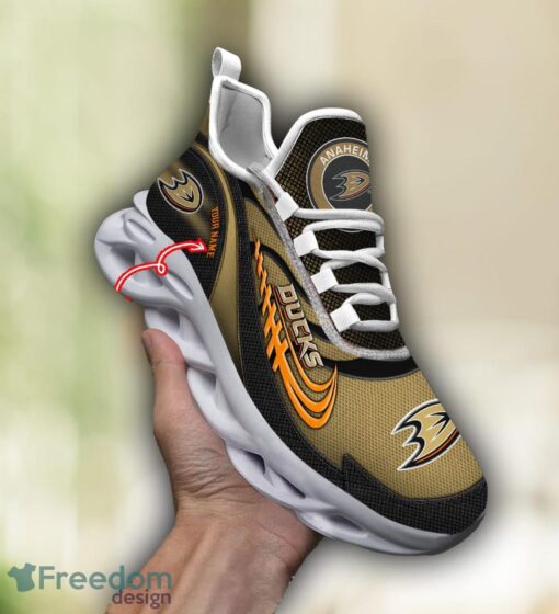 NHL Team Logo Anaheim Ducks Running Shoes Max Soul Shoes For Men Women Custom Name Product Photo 4