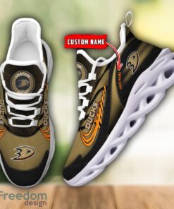 NHL Team Logo Anaheim Ducks Running Shoes Max Soul Shoes For Men Women Custom Name Product Photo 5