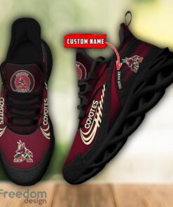 NHL Team Logo Arizona Coyotes Running Shoes Max Soul Shoes For Men Women Custom Name Product Photo 2