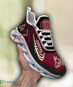 NHL Team Logo Arizona Coyotes Running Shoes Max Soul Shoes For Men Women Custom Name Product Photo 4