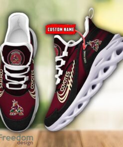 NHL Team Logo Arizona Coyotes Running Shoes Max Soul Shoes For Men Women Custom Name Product Photo 5