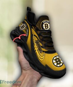 NHL Team Logo Boston Bruins Running Shoes Max Soul Shoes For Men Women Custom Name