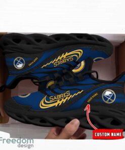 NHL Team Logo Buffalo Sabres Running Shoes Max Soul Shoes For Men Women Custom Name Product Photo 3