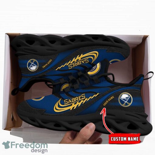 NHL Team Logo Buffalo Sabres Running Shoes Max Soul Shoes For Men Women Custom Name Product Photo 3