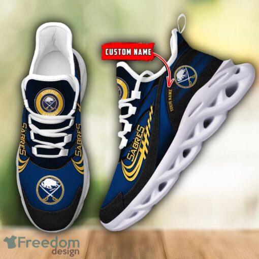 NHL Team Logo Buffalo Sabres Running Shoes Max Soul Shoes For Men Women Custom Name Product Photo 5