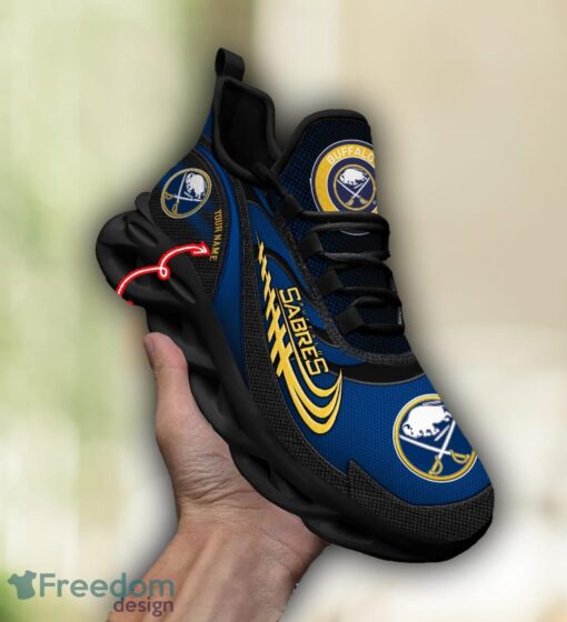 NHL Team Logo Buffalo Sabres Running Shoes Max Soul Shoes For Men Women Custom Name Product Photo 1