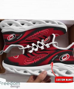 NHL Team Logo Carolina Hurricanes Running Shoes Max Soul Shoes For Men Women Custom Name Product Photo 2