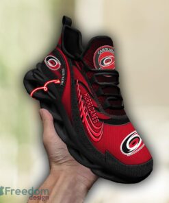 NHL Team Logo Carolina Hurricanes Running Shoes Max Soul Shoes For Men Women Custom Name Product Photo 3