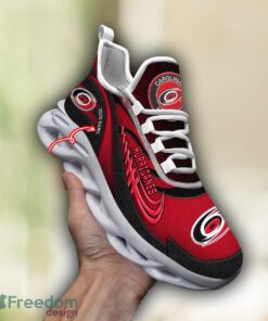 NHL Team Logo Carolina Hurricanes Running Shoes Max Soul Shoes For Men Women Custom Name