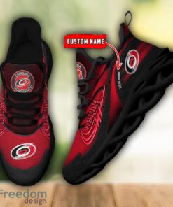 NHL Team Logo Carolina Hurricanes Running Shoes Max Soul Shoes For Men Women Custom Name Product Photo 4