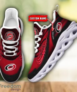 NHL Team Logo Carolina Hurricanes Running Shoes Max Soul Shoes For Men Women Custom Name Product Photo 5