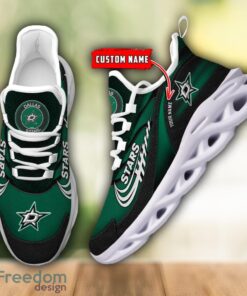 NHL Team Logo Dallas Stars Running Shoes Max Soul Shoes For Men Women Custom Name Product Photo 2