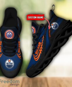 NHL Team Logo Edmonton Oilers Running Shoes Max Soul Shoes For Men Women Custom Name Product Photo 5