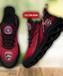 NHL Team Logo Florida Panthers Running Shoes Max Soul Shoes For Men Women Custom Name Product Photo 2