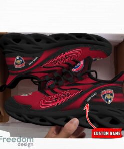 NHL Team Logo Florida Panthers Running Shoes Max Soul Shoes For Men Women Custom Name Product Photo 3