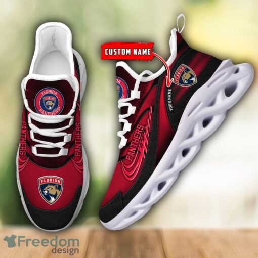 NHL Team Logo Florida Panthers Running Shoes Max Soul Shoes For Men Women Custom Name Product Photo 5