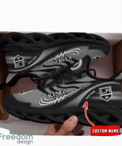 NHL Team Logo Los Angeles Kings Running Shoes Max Soul Shoes For Men Women Custom Name Product Photo 3