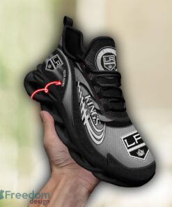 NHL Team Logo Los Angeles Kings Running Shoes Max Soul Shoes For Men Women Custom Name Product Photo 1