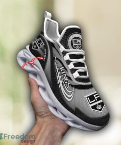 NHL Team Logo Los Angeles Kings Running Shoes Max Soul Shoes For Men Women Custom Name Product Photo 4