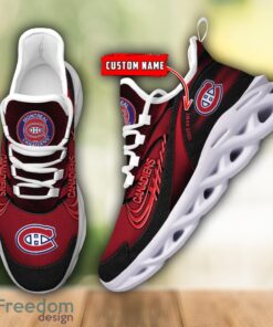 NHL Team Logo Montreal Canadiens Running Shoes Max Soul Shoes For Men Women Custom Name Product Photo 2