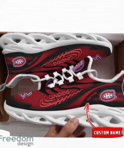 NHL Team Logo Montreal Canadiens Running Shoes Max Soul Shoes For Men Women Custom Name Product Photo 3