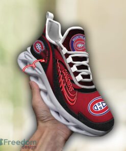 NHL Team Logo Montreal Canadiens Running Shoes Max Soul Shoes For Men Women Custom Name Product Photo 1