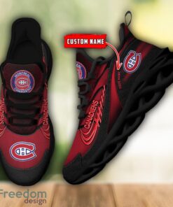 NHL Team Logo Montreal Canadiens Running Shoes Max Soul Shoes For Men Women Custom Name Product Photo 5