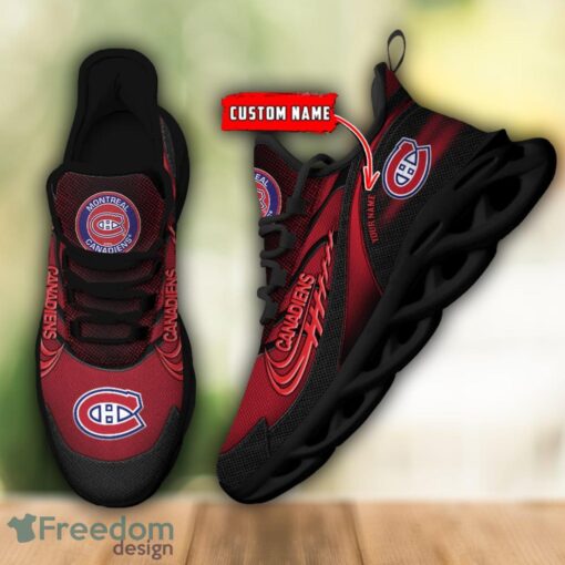 NHL Team Logo Montreal Canadiens Running Shoes Max Soul Shoes For Men Women Custom Name Product Photo 5