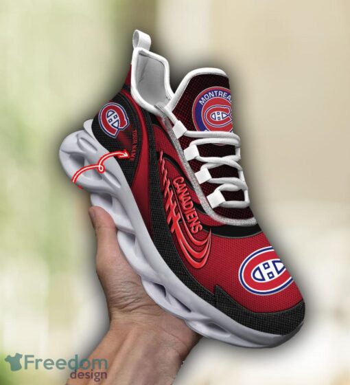 NHL Team Logo Montreal Canadiens Running Shoes Max Soul Shoes For Men Women Custom Name Product Photo 1