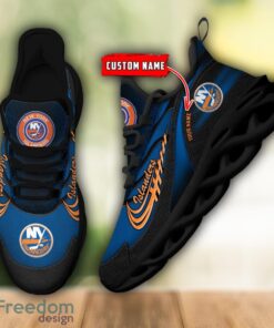 NHL Team Logo New York Islanders Running Shoes Max Soul Shoes For Men Women Custom Name Product Photo 5