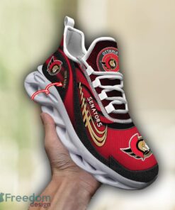 NHL Team Logo Ottawa Senators Running Shoes Max Soul Shoes For Men Women Custom Name Product Photo 4